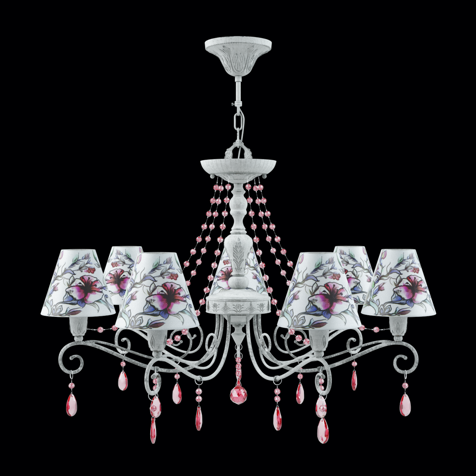 E4-07-G-LMP-O-13-CRL-E4-07-PK-UP Люстра 18 Maytoni Provence - Вид №1