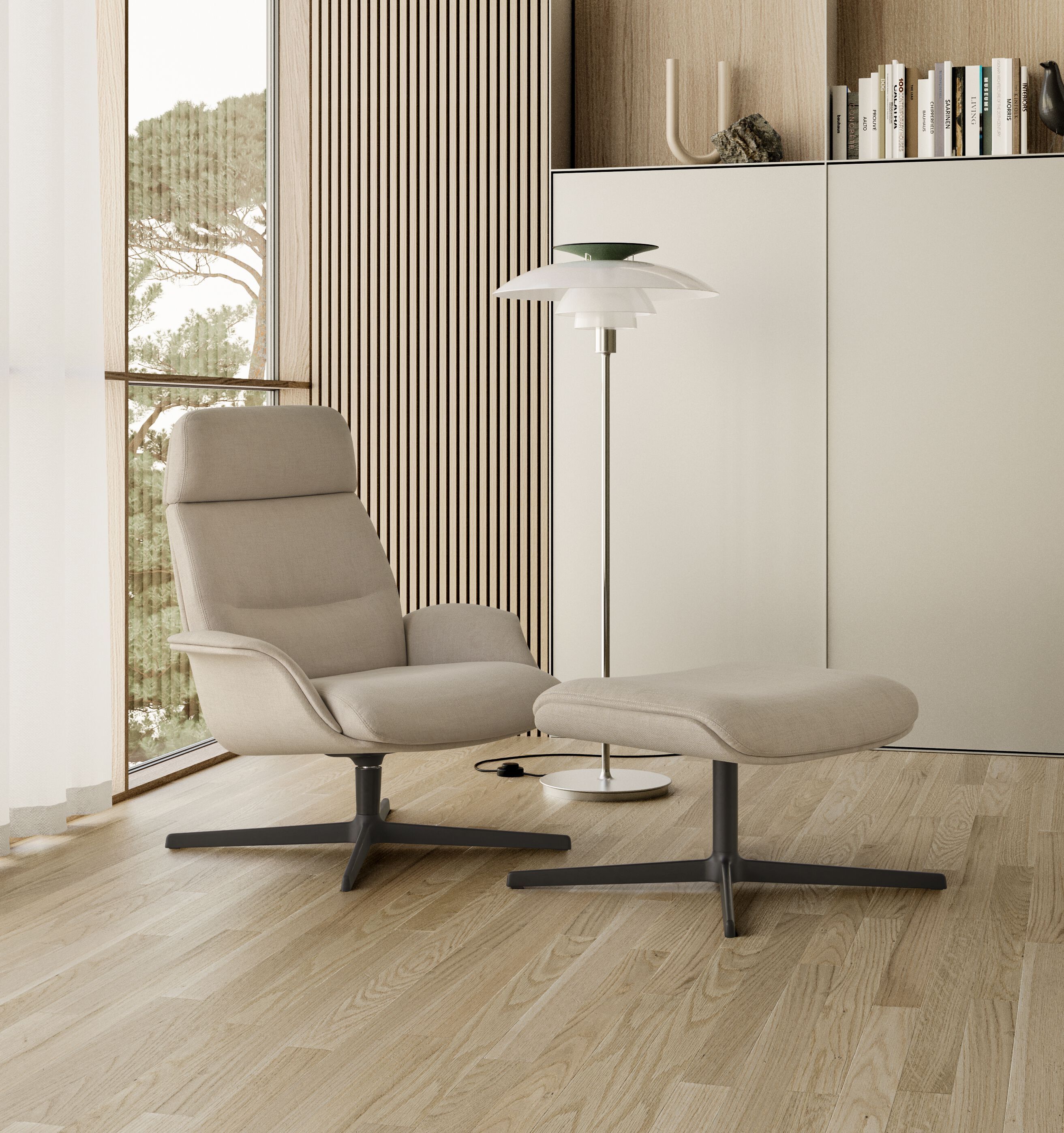 Тканевое вращающееся кресло INCLASS Rever ARCH-00043899 - Вид №8