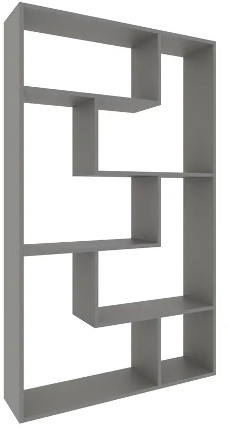 91592564 Стеллаж Velardy 90x150x22 см нагрузка до 7 кг ЛДСП цвет графит STLM-1097895