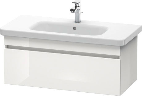 DS638202121 Тумбочка подвесная DuraStyle #DS6382 930 x 448 мм Орех темный декор Duravit - Вид №2