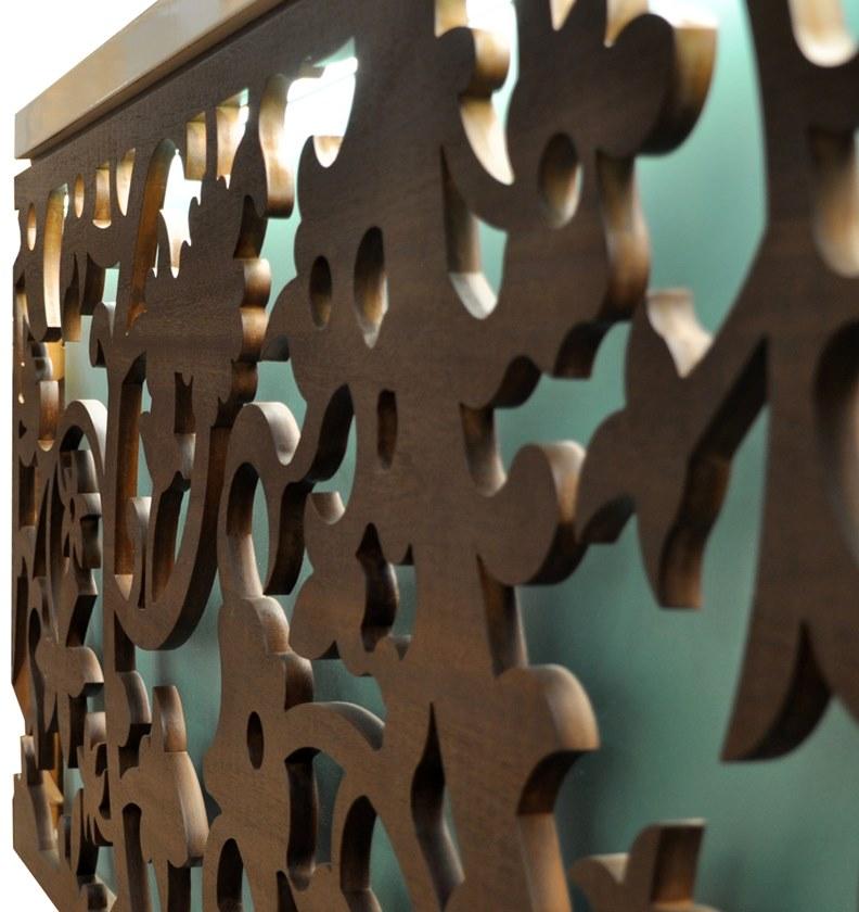 Arnaboldi Interiors Деревянная стойка администратора с подсветкой sun-id-1421474 - Вид №4