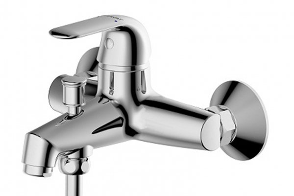 Смеситель для ванны с коротким изливом и аксессуарами FIT F6135188CP-B-RUS bravat - Вид №1