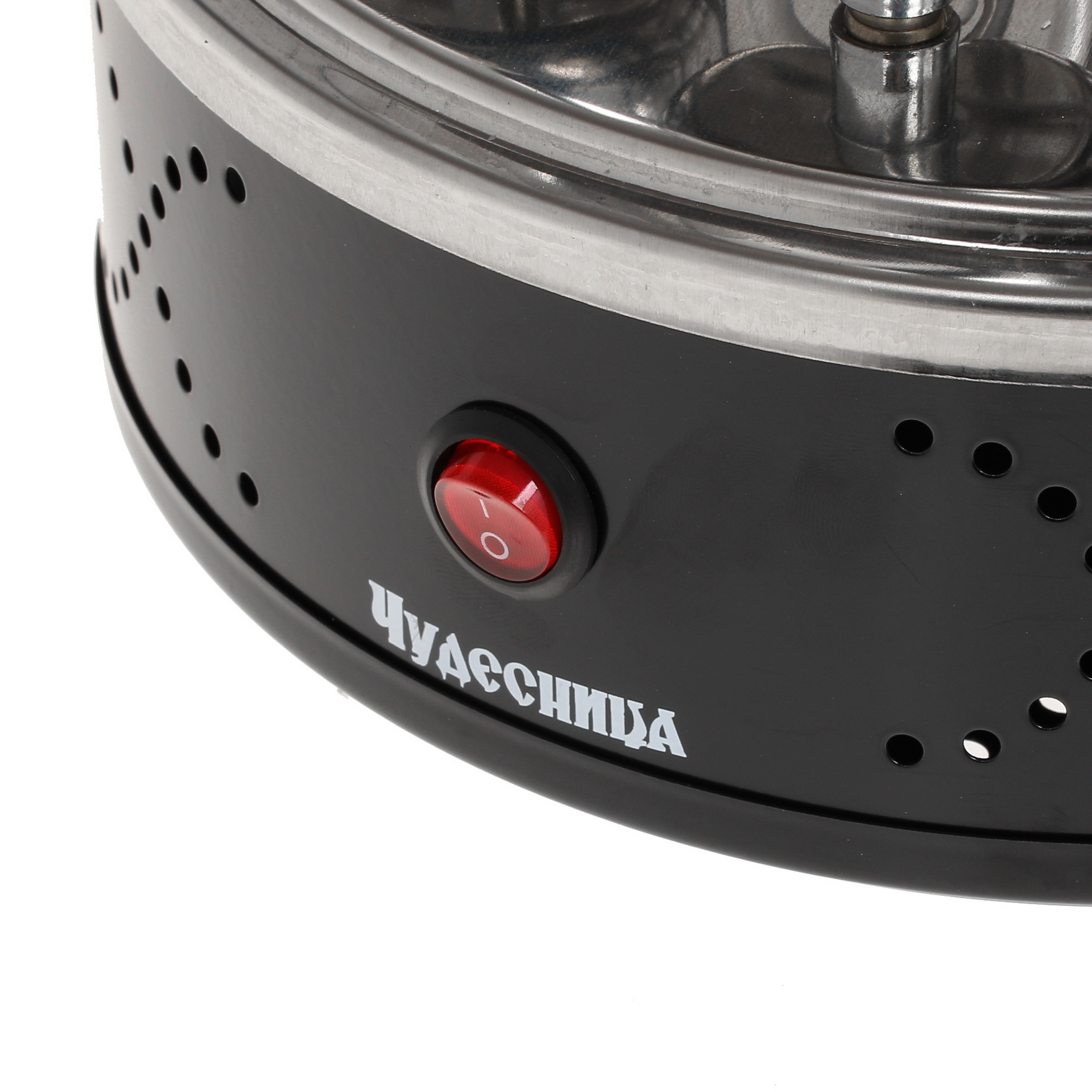 1152124 Электрошашлычница Чудесница ЭШ-1008 серебристый STDN-0000014 - Вид №3