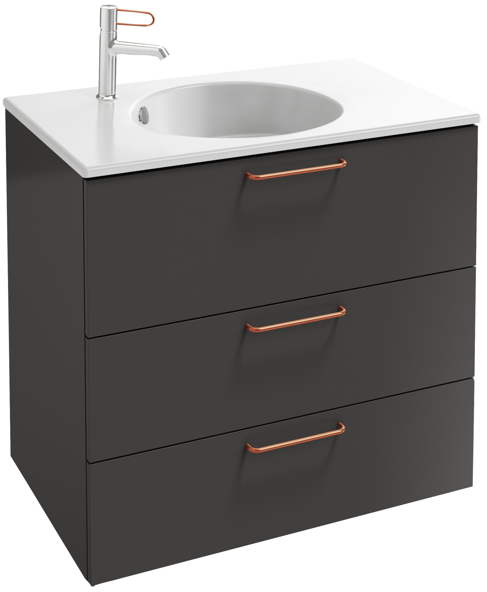 EB2532-R7-N18 Тумба под столешницу 80 см, 3 ящика, бронзовая ручка JACOB DELAFON ODÉON RIVE GAUCHE ODEON RIVE GAUCHE