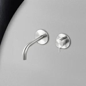 Смеситель для раковины сталь глянцевая Toki Radomonte TKI18L