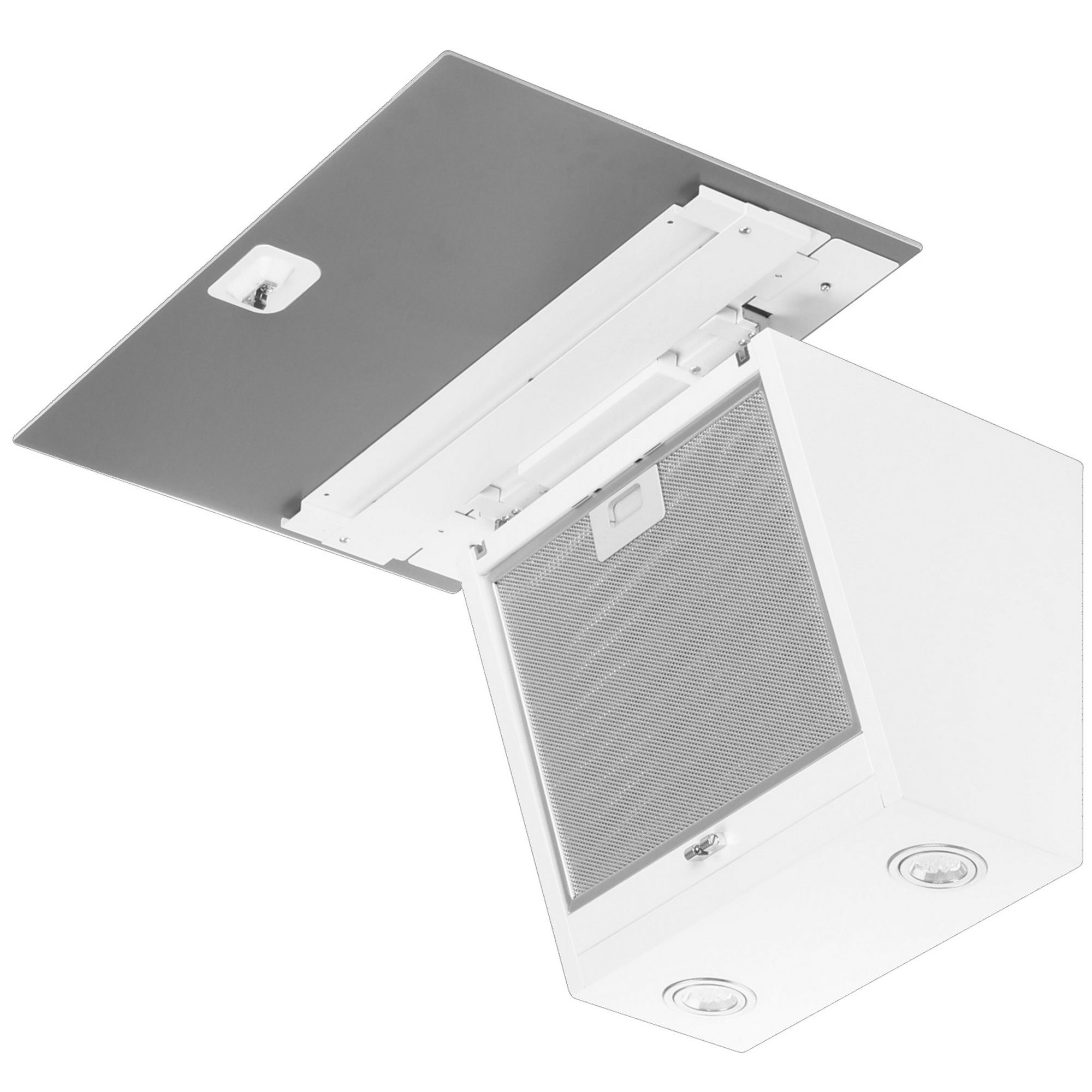 8189979 Вытяжка наклонная Elica SHIVER WH/A/60 белый/серебристый STDN-0073406 - Вид №2