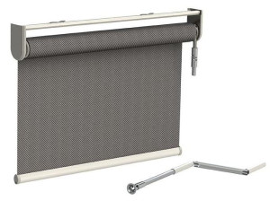 Роликовый занавес с приводом от лебедки