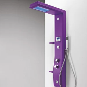 Душевая колонна Etoile Lilac 160 см c хромотерапией и изливом 4ETA8N0L
