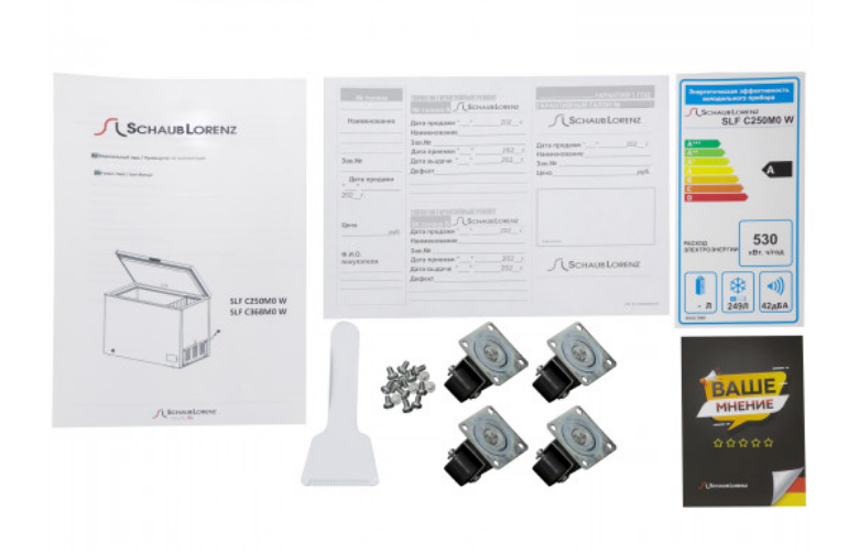 9090137 Морозильный ларь Schaub Lorenz SLF C250M0 W белый STDN-0134936 - Вид №7