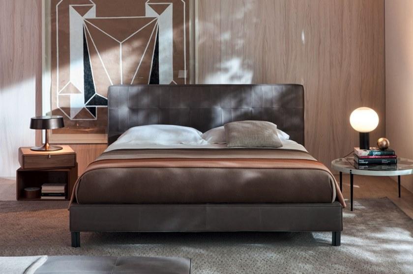 Molteni & C. Двуспальная кровать в коже Anton sun-id-1399449 - Вид №4