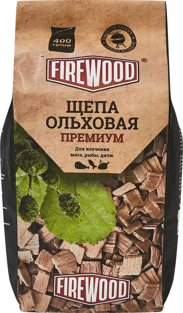 86797909 Щепа для копчения ольха Firewood 0.2 кг STLM-0071761