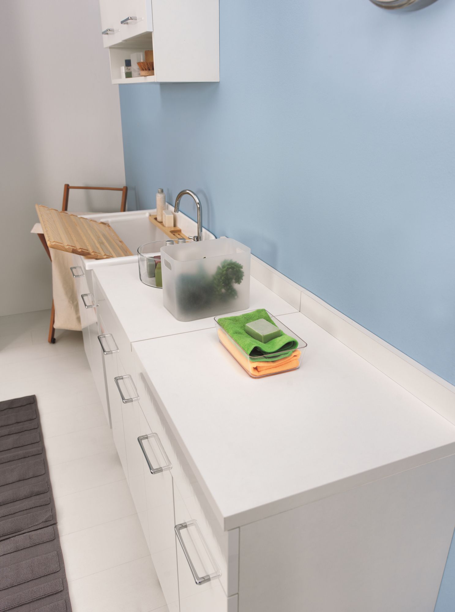 Шкаф для белья из ДСП с распашными дверцами COLAVENE Lindo ARCH-00099481 - Вид №1