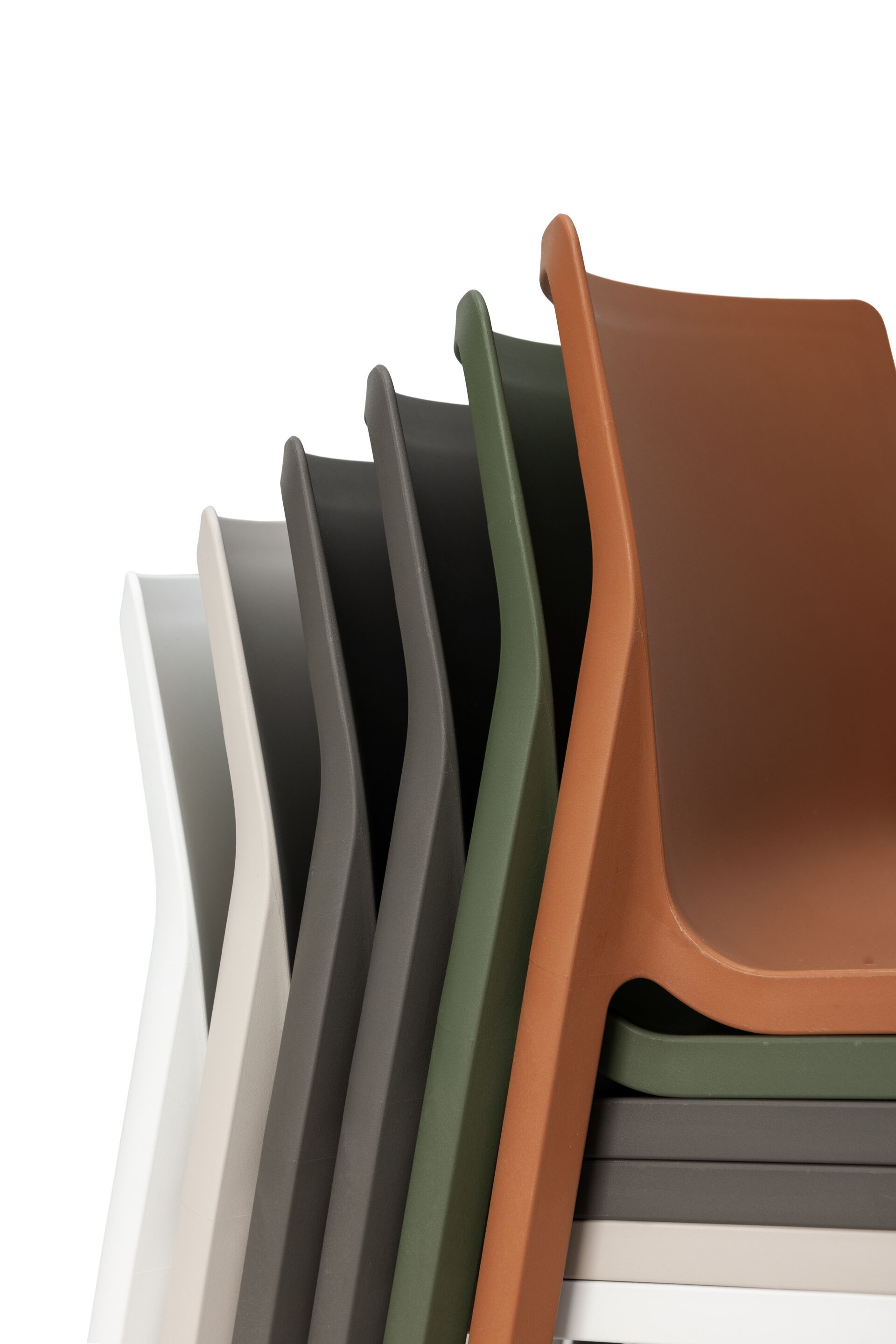 Рециркулированный пластиковый штабелируемый стул Kristalia LP ARCH-00031278 - Вид №22