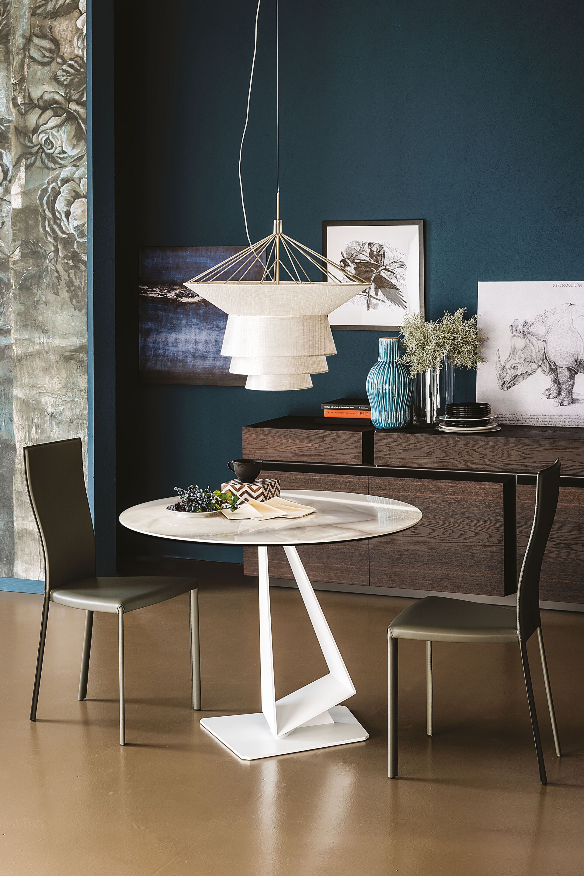 Круглый керамический стол Cattelan italia ROGER KERAMIK ARCH-00017548 - Вид №1