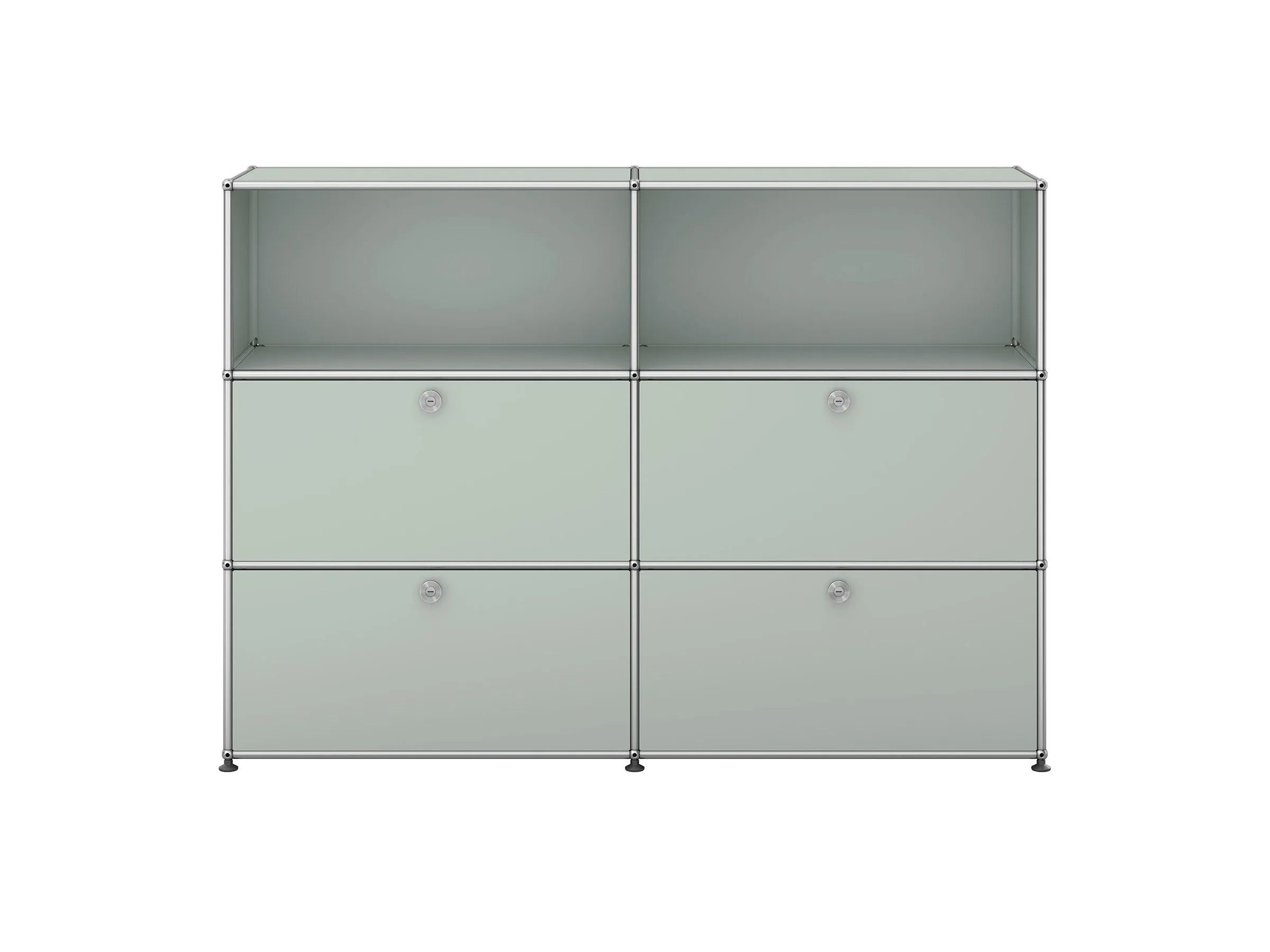 Секционный шкаф из стали с откидными дверцами USM USM SELECTION ARCH-00096321 - Вид №15