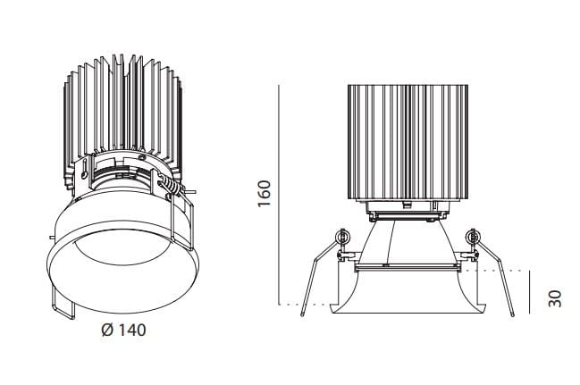 Круглый утопленный потолочный светильник Lucifero's Nyx ARCH-00100711 - Вид №11