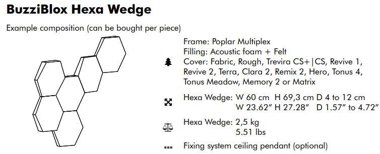 BuzziSpace Акустическая стеновая панель из ткани Buzziblox sun-id-1468904 - Вид №21