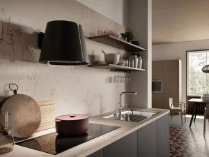 Настенный вытяжной шкаф со встроенным освещением