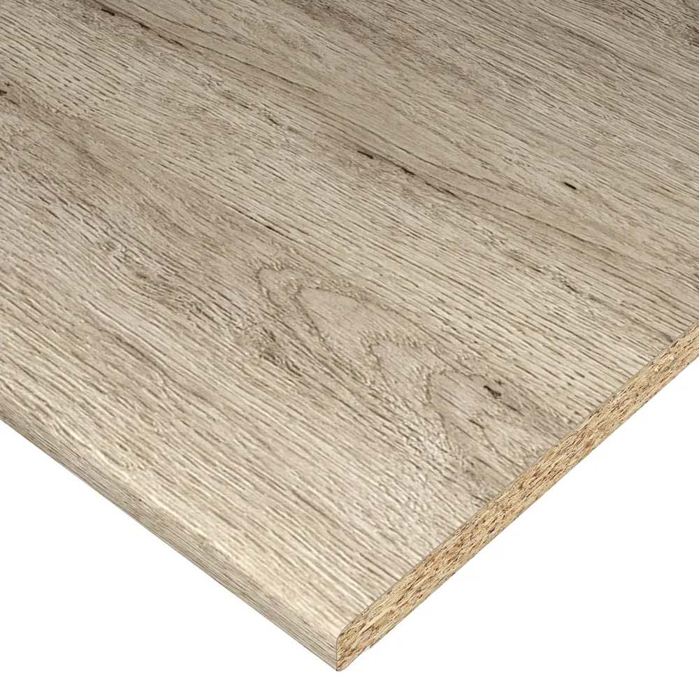 Столешница KONSENSA Дуб Корсика 120x80x2.5 см ДСП цвет светлое дерево ДСП Прямой угол STLM-2047531