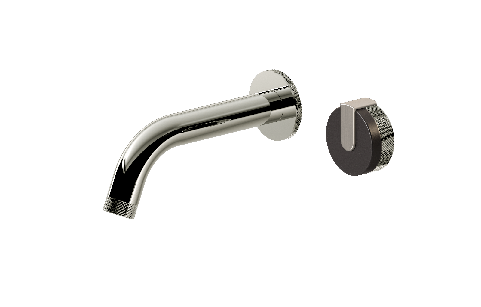 E-11535-R1GM-L1BNi-PC Настенный прогрессивный смеситель скрытого монтажа для раковины GRAFF MOD+