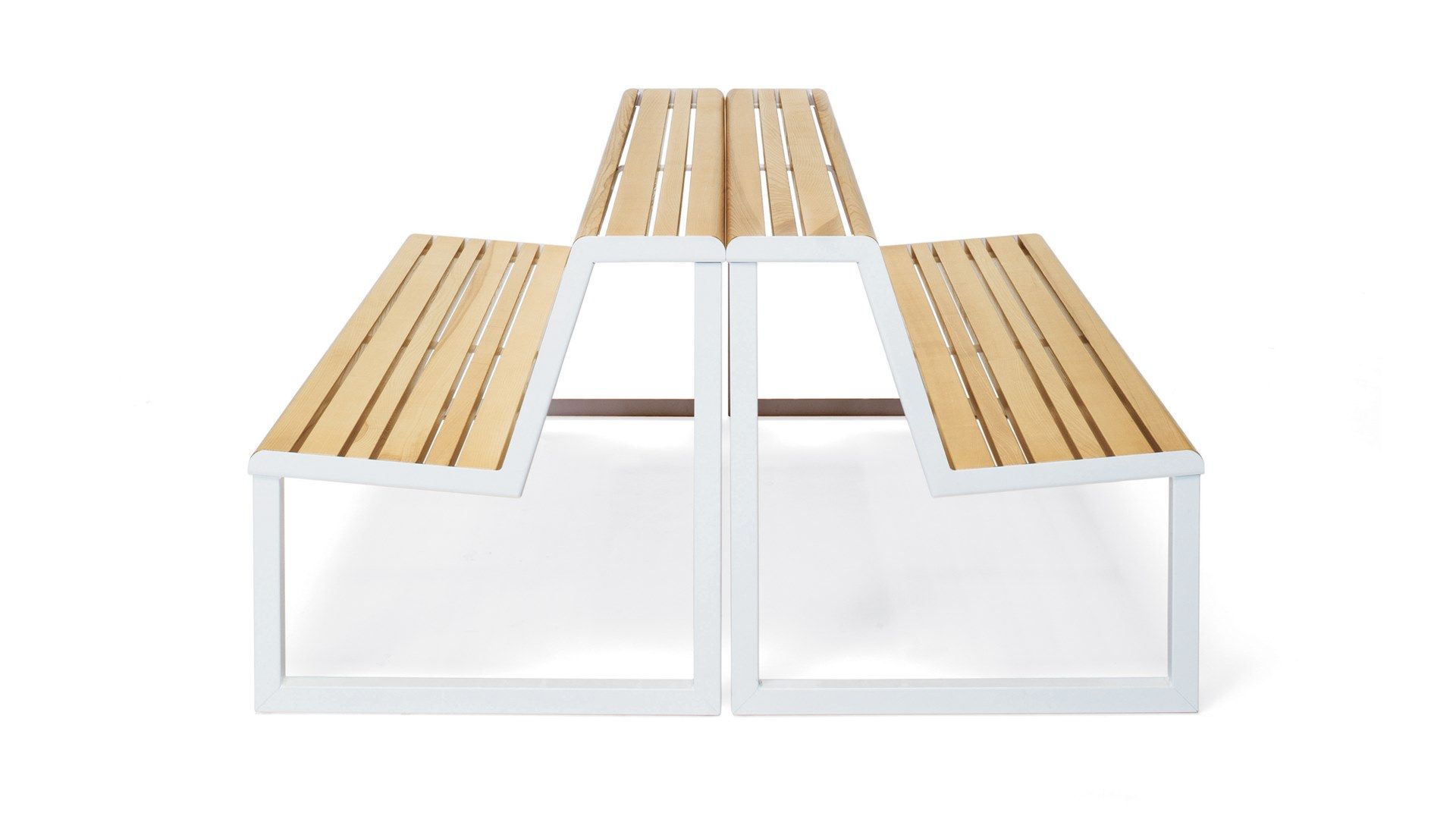 Скамья со спинкой и двойным сиденьем Urbantime Портфель.h24 ARCH-00067561 - Вид №5