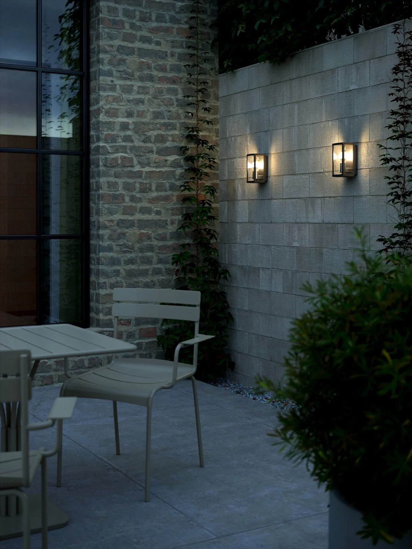 Металлическая и стеклянная наружная настенная лампа Nordlux LUCHY ARCH-00042594 - Вид №3