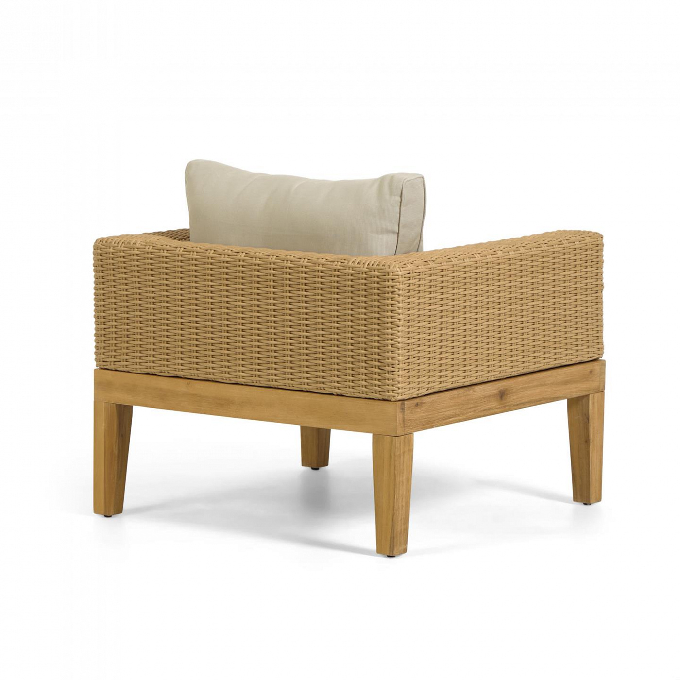 097574 Кресло Giana из массива акации и ротанга La Forma GIANA 