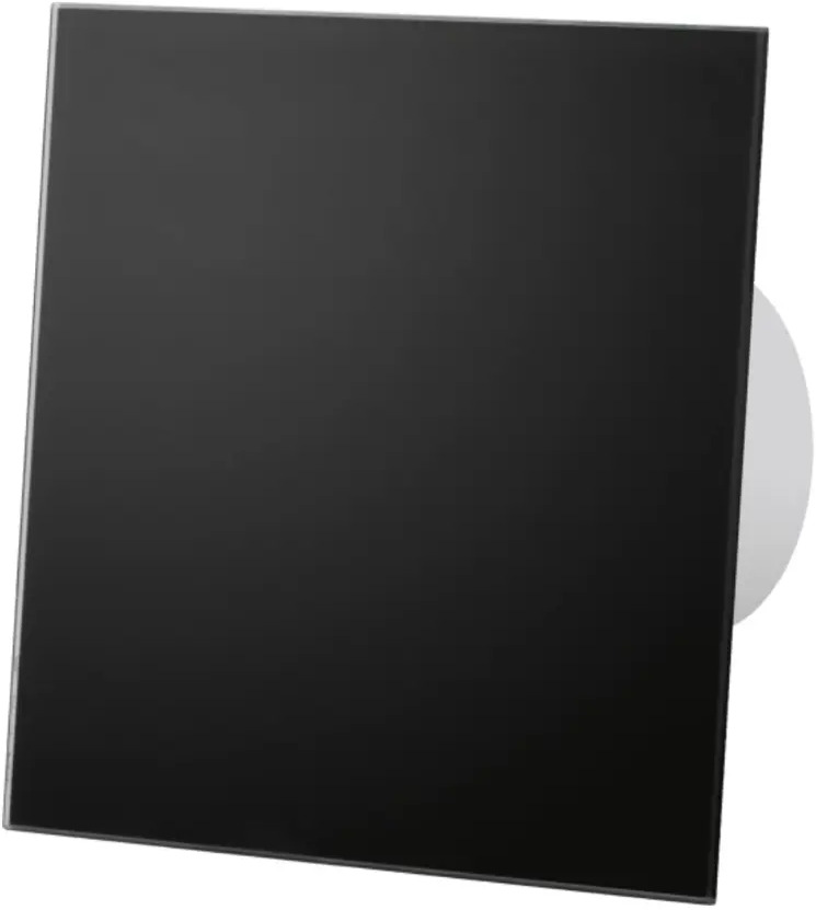 91667288 Вентилятор осевой вытяжной Airroxy dRim 100 DTS 01-174 D100 мм 26 дБ 93 м³/ч обратный клапан таймер цвет черный матовый STLM-0851710
