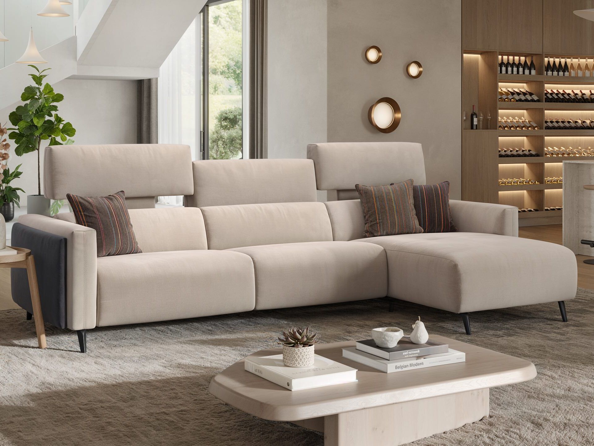 Диван с полуостровом Sofanella Avella ARCH-00061788 - Вид №4