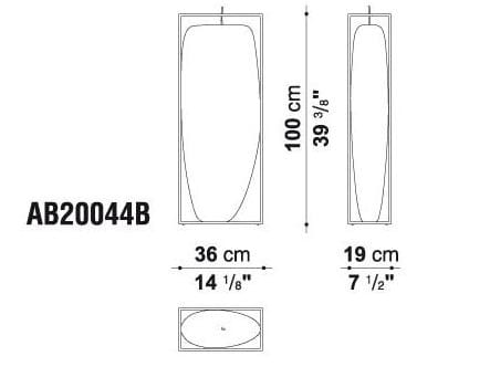 Фонарь из стекловолокна B&B Italia Outdoor OVERSCALE FLAMES ARCH-00060000 - Вид №3
