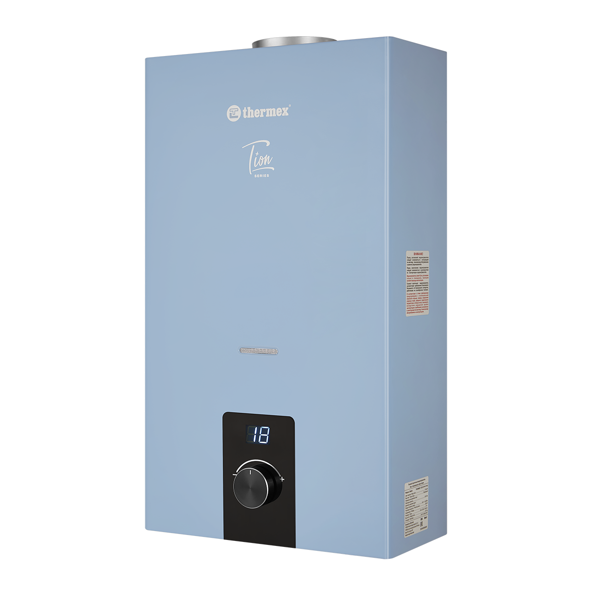 9136016 Водонагреватель газовый THERMEX T 20 D (Silver Grey) STDN-0040854 - Вид №1