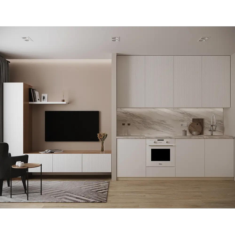 Фасад кухонный DELINIA ID София белый матовый 79.7x25.3 см 82010114 STLM-0017210 - Вид №16