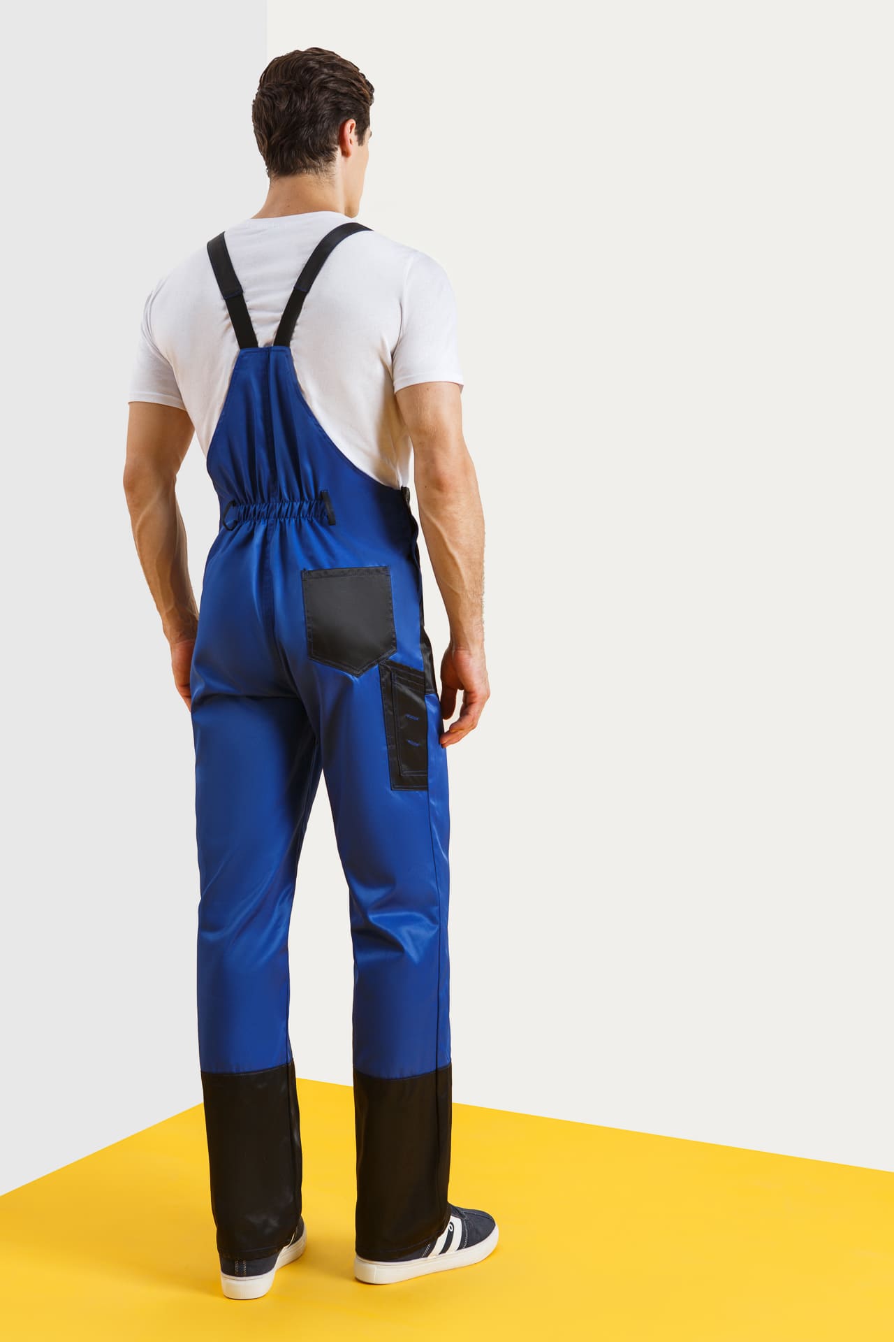 61643 Костюм "Мастер" василек-черный  Летняя спецодежда  размер 60-62/170-176  - Вид №3