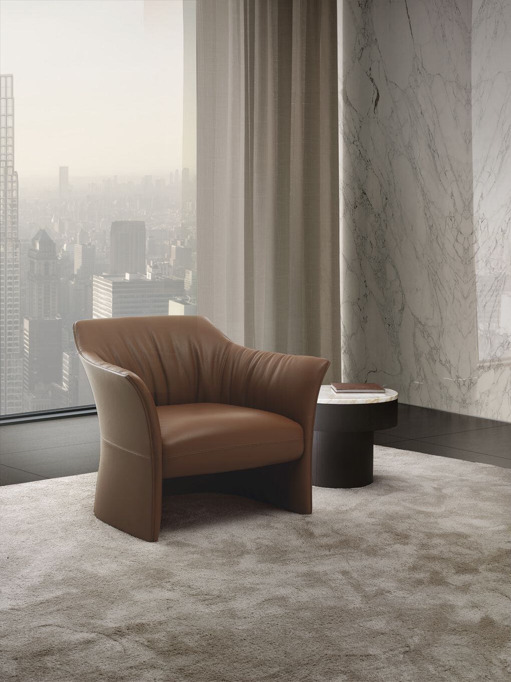 Кожаное кресло с подлокотниками i 4 Mariani седло ARCH-00100878 - Вид №8