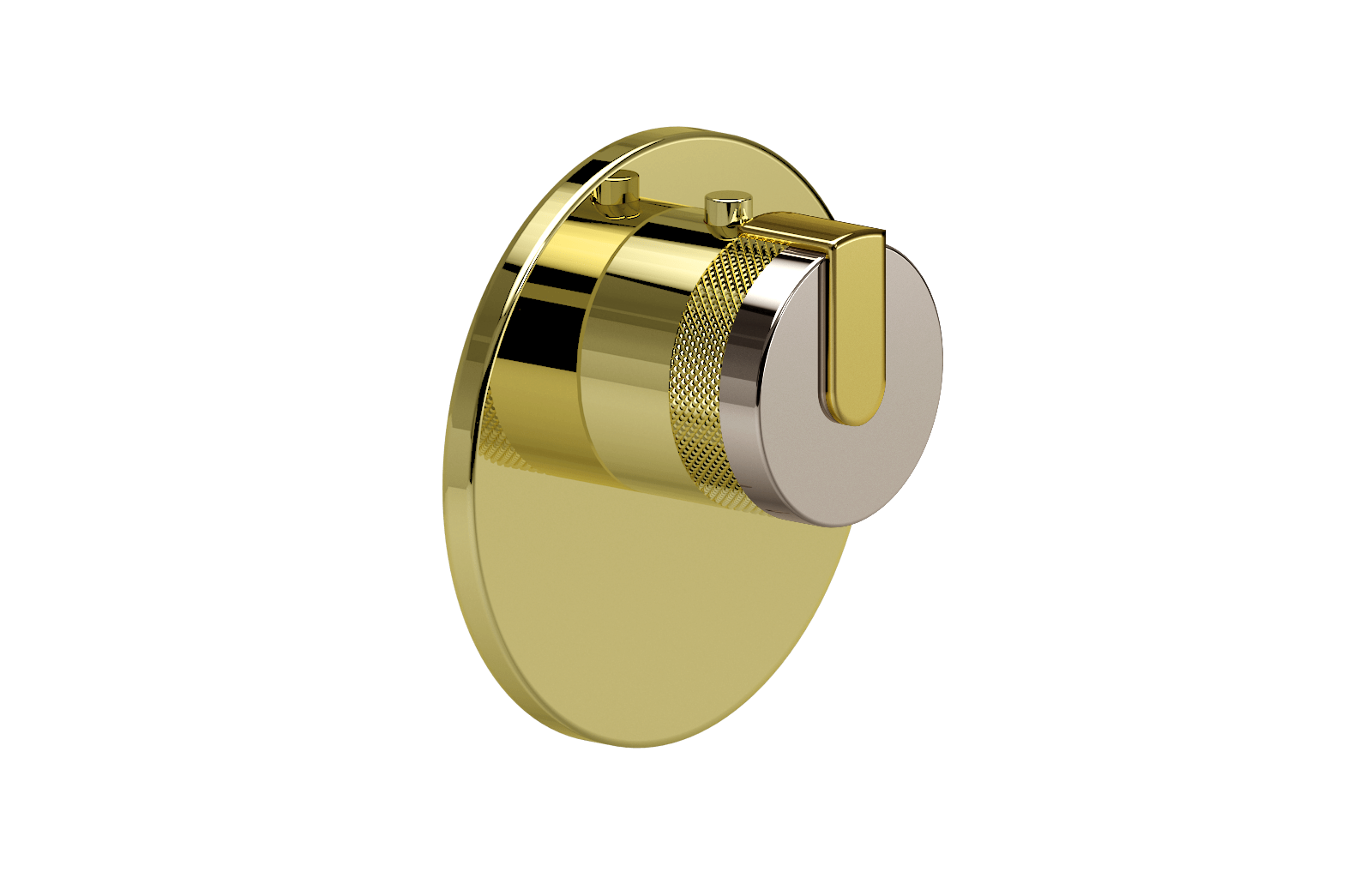 E-8027-R1PNE-L1PB-PB-T Термостатический переключатель 3/4-Внешняя часть GRAFF MOD+