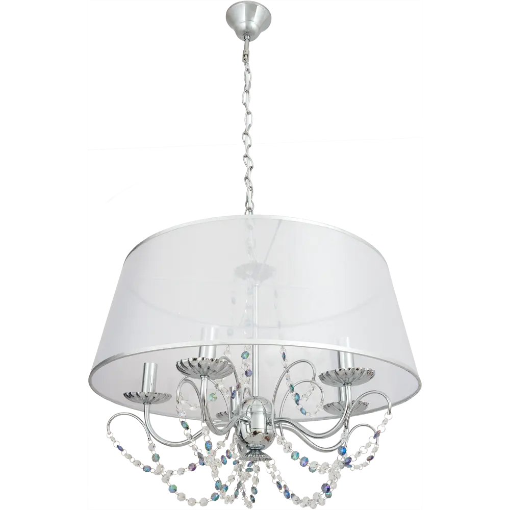 Люстра Gloria 10068/5 5хЕ14х40 Вт цвет хром 82019132 STLM-2002566 Eurosvet 
