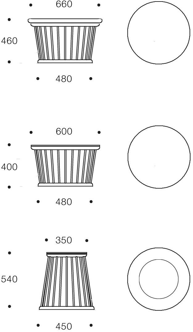 ROSSIN Табурет / журнальный столик из дерева Monte sun-id-1386096 - Вид №2