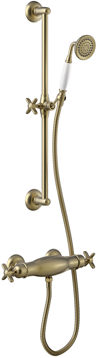 Комплект настенного термостатического смесителя для душа TRES CLASIC-24216402LM TRES