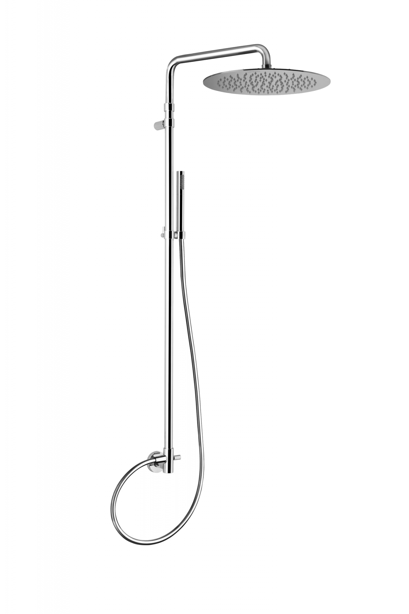 30692/ID-CR CARIMALI Душевая стойка с поворотным мостом, душевая лейка MySlim 