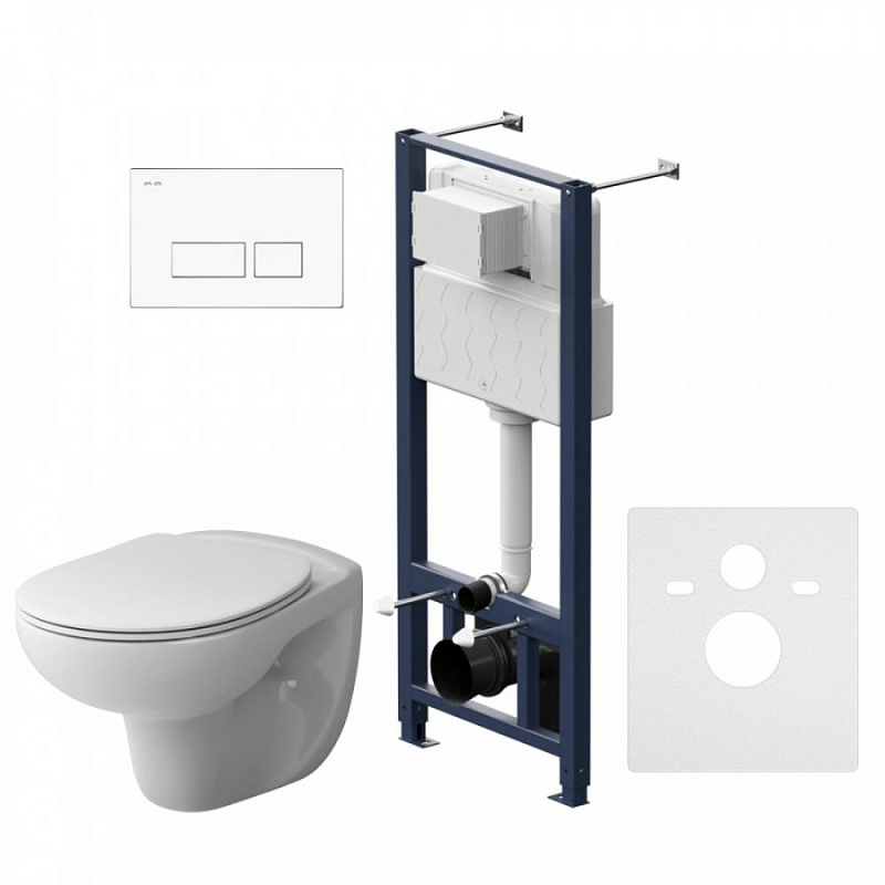 IS47001.741700 Инсталл с клав Pro S белый с подв унит б/ободк с сид м/л AM.PM Sense