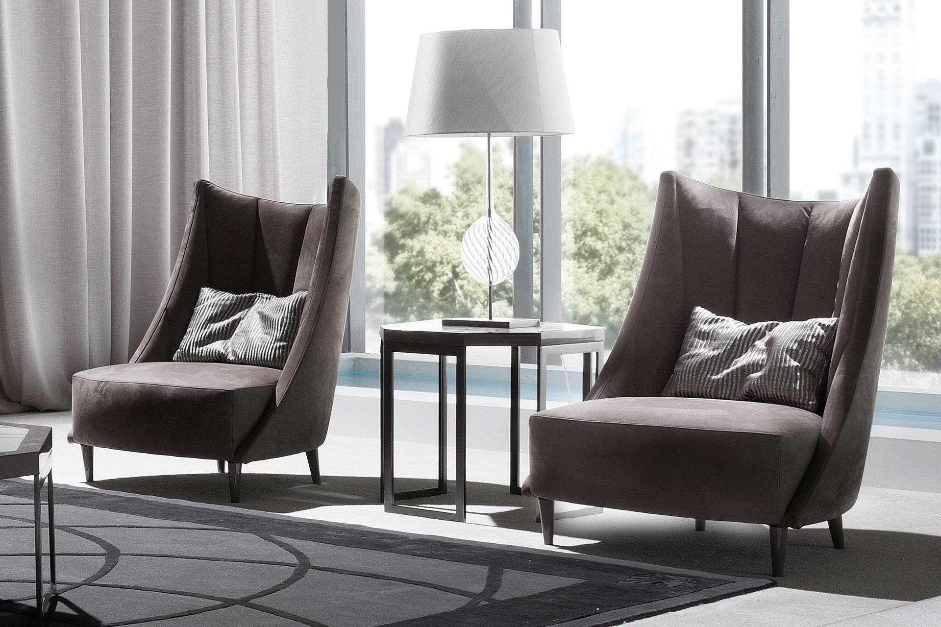 GRST86 Vision восьмиугольный торцевой стол - giorgio collection - Вид №2