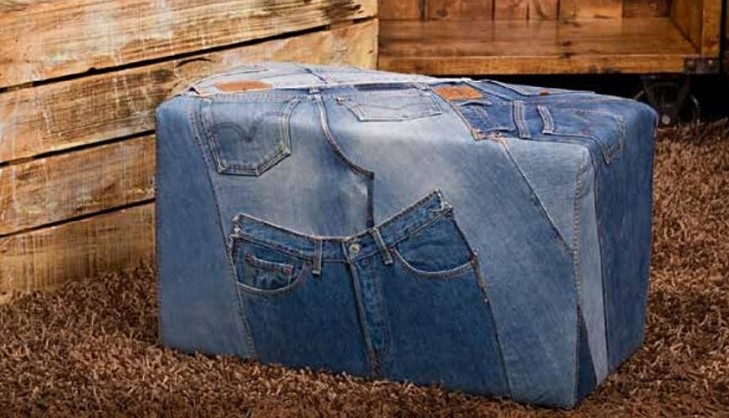 006573 Прямоугольный пуф Contradiction Jeans Santreyd