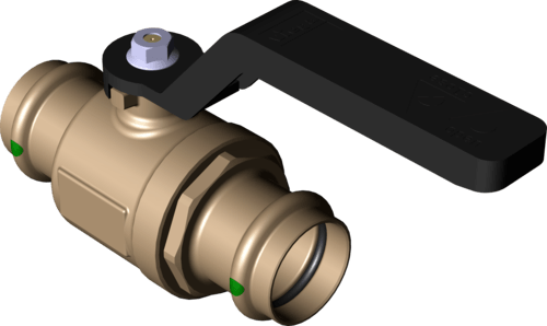 590 468 1) Модель 2270.10 Трубопроводные системы  Profipress  Системные шаровые краны Santreyd  - Вид №3