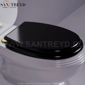 AR007D04NEROOR Крышка сиденье для унитаза Simas Arcade