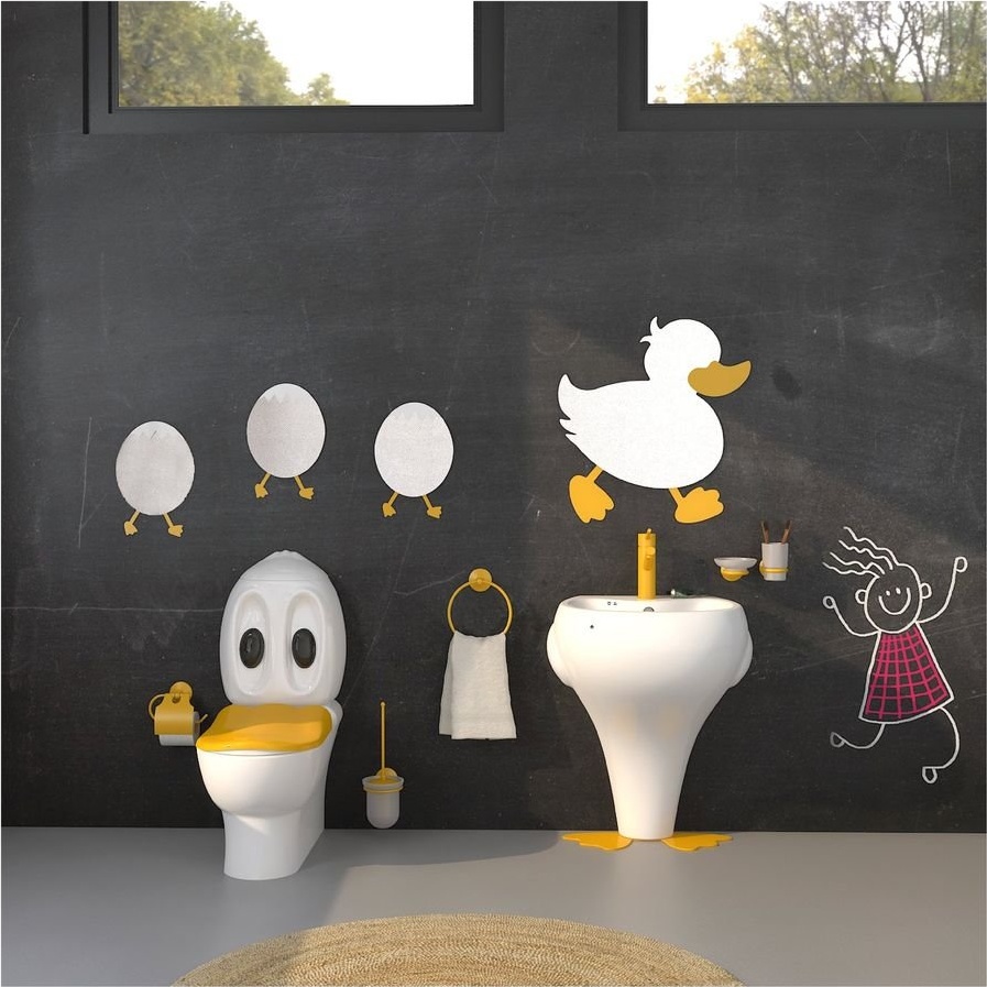 DC360-11CB00E-0000 DUCKY Унитаз детский Creavit Ducky  - Вид №3