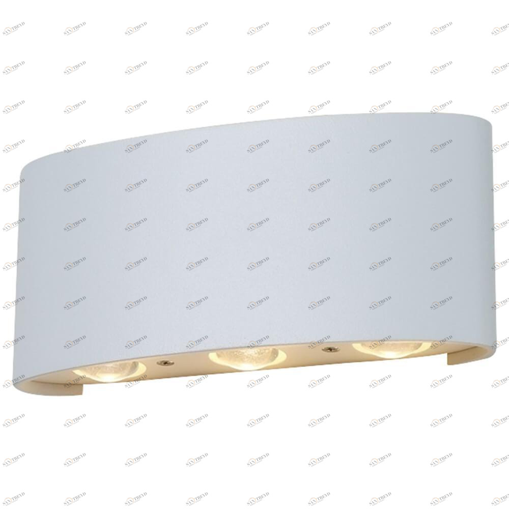Уличный настенный светильник светодиодный 8х4х17 см белый CLT CLT 023W3 WH CRYSTAL LUX CLT 023 00-3896091 Белый 