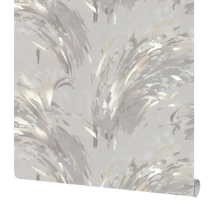 Обои Wall Decor Рокси: бежевые флизелиновые с геометрическим узором 89417502