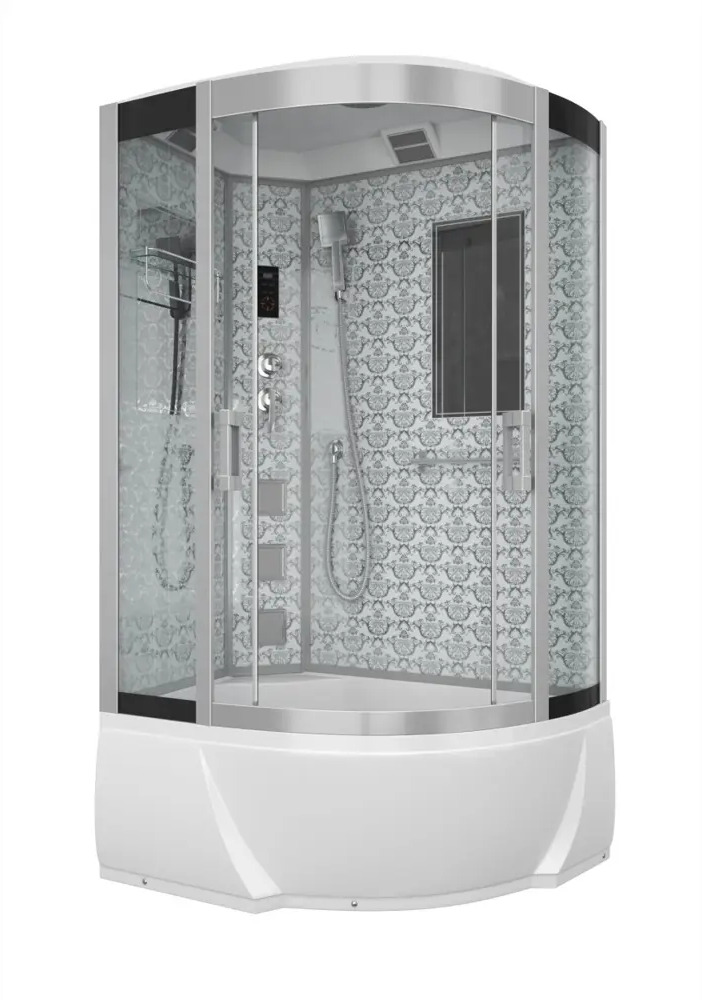 93866152 Душевая кабина Niagara LuxeNG-7712WL высокий поддон 80x120 см STLM-0598182