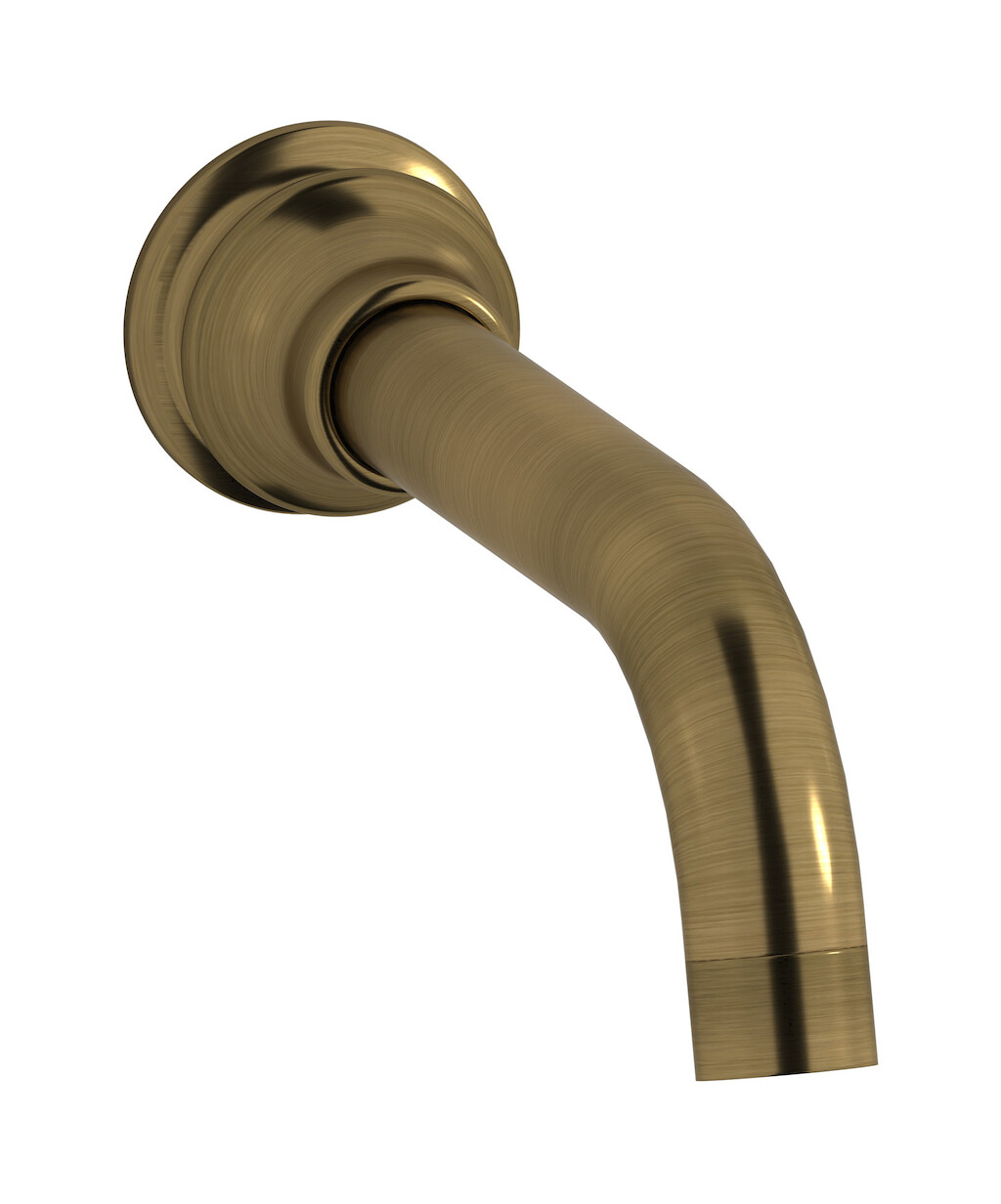 Длинный настенный излив для ванны WE ARE IB hr328bb Antique Bronze Hermes