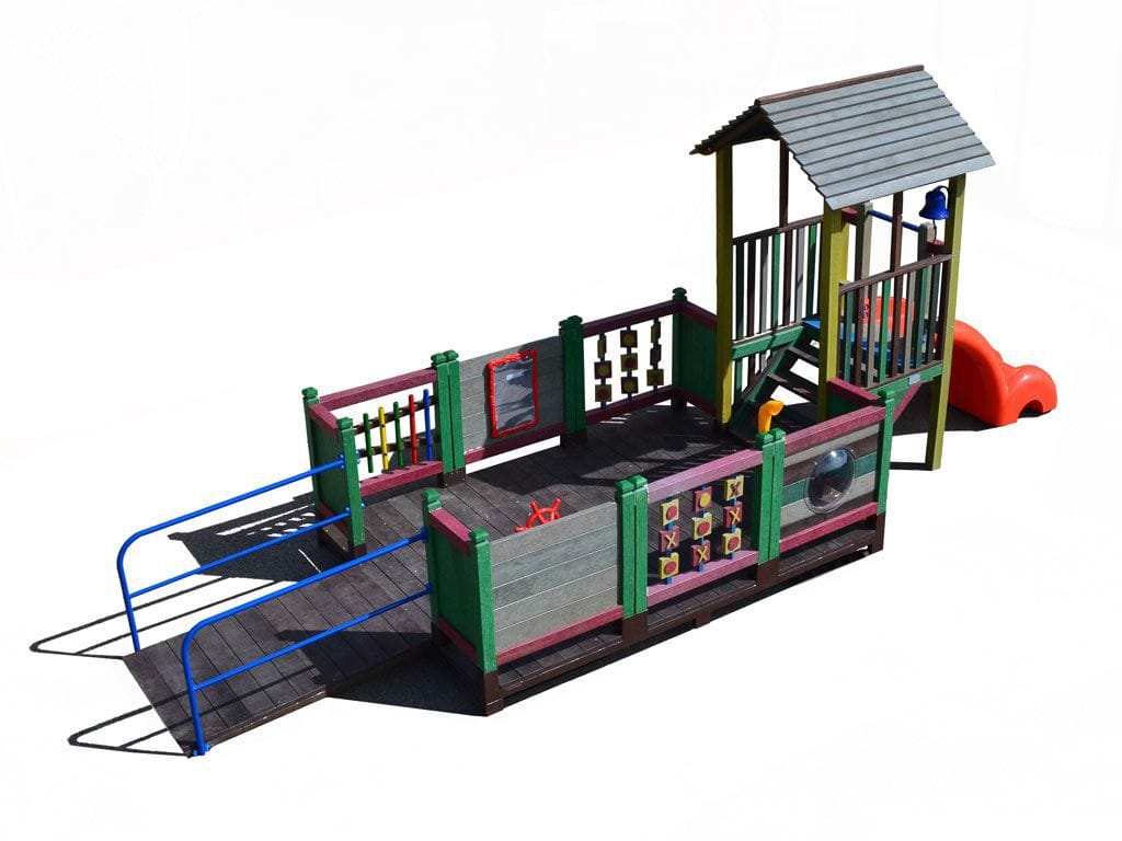 Рециркулированная пластиковая игровая структура EUROCOMITALIA COMBI PLAY ARCH-00025948